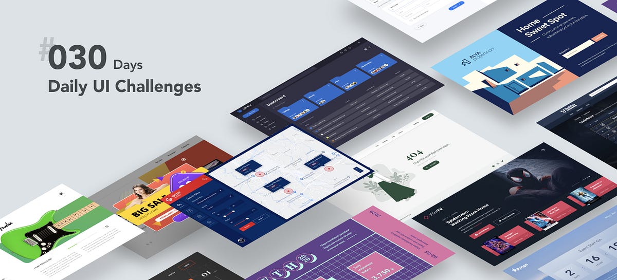 30 Days of Daily UI Challenge. Improve My Interface Design Skills by… by Arif Rahman Medium