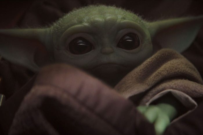 Baby Yoda Plush Etsy