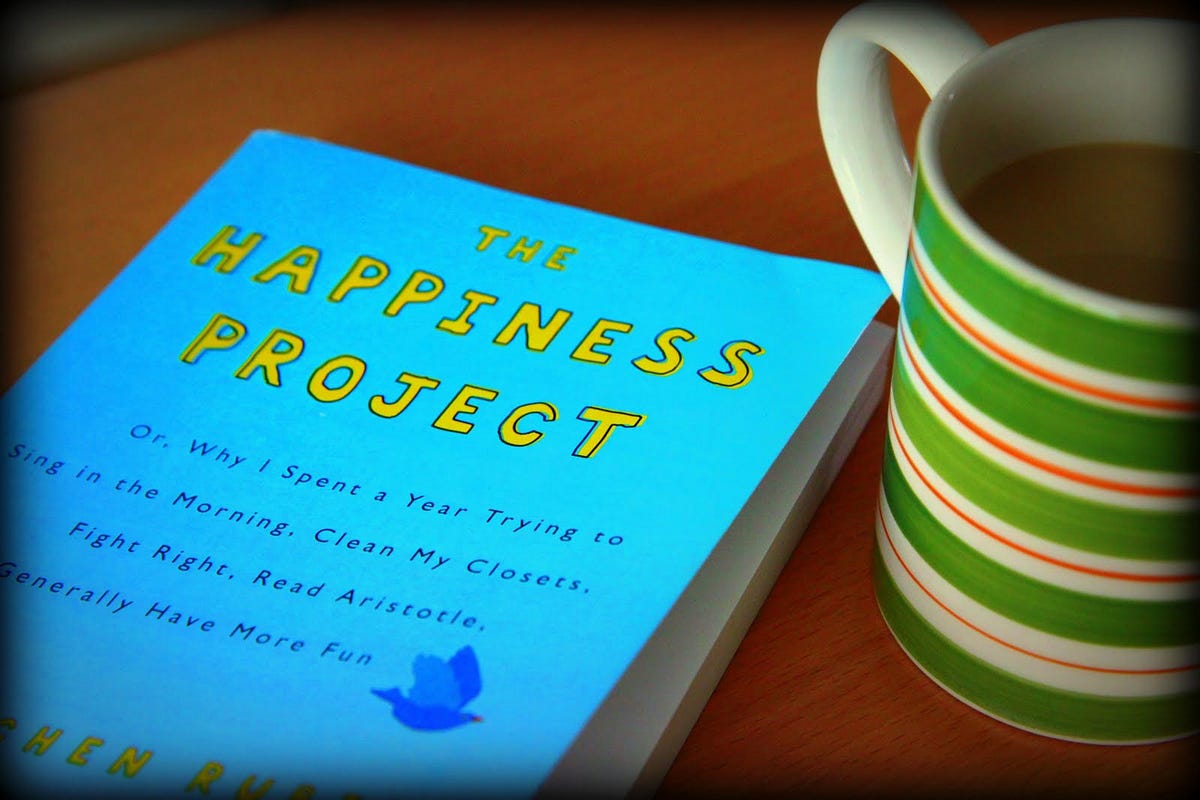 Somehow I stumbled on this book “Happiness Project” by Gretchen Rubin. 