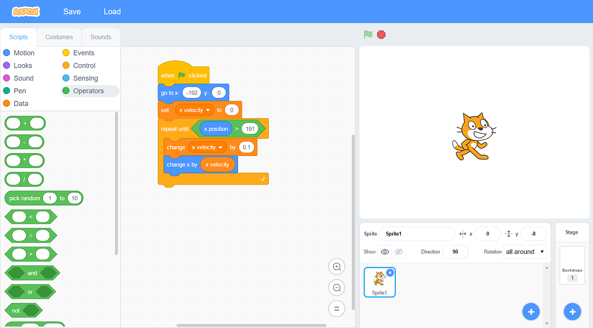 Thoughts on Visual Programming with Scratch
