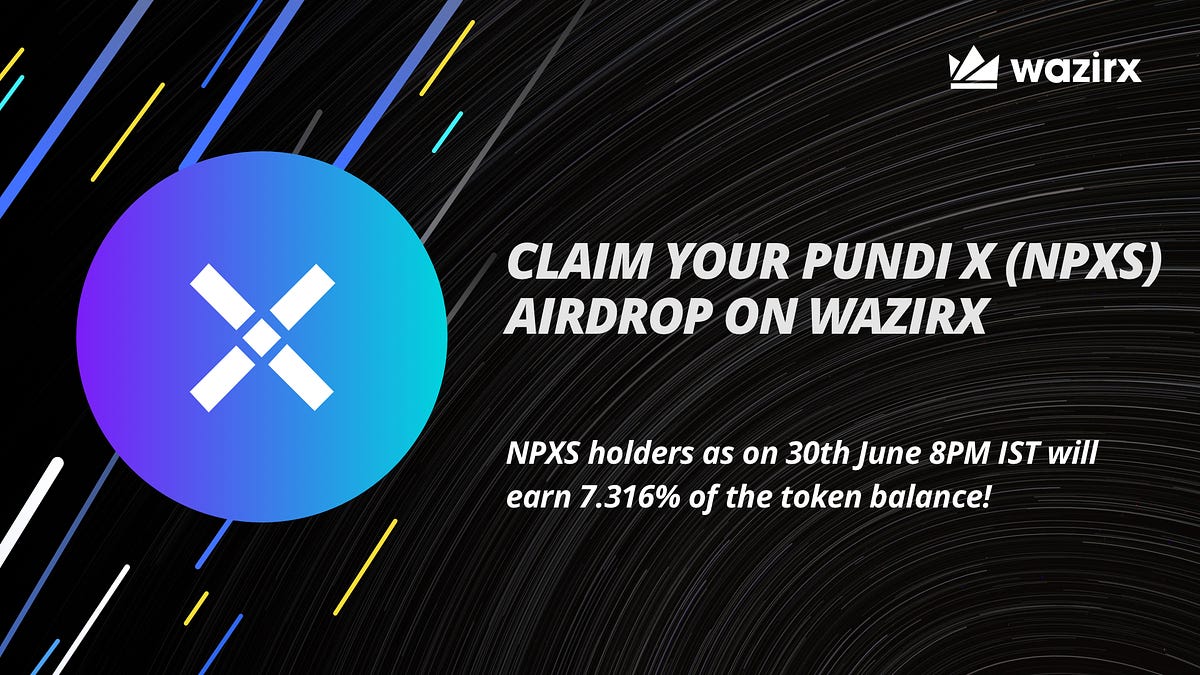 pundi x coin monthly airdrop