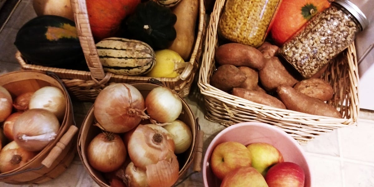 Simple sustainability practice 9 — Stock up on easytostore garden