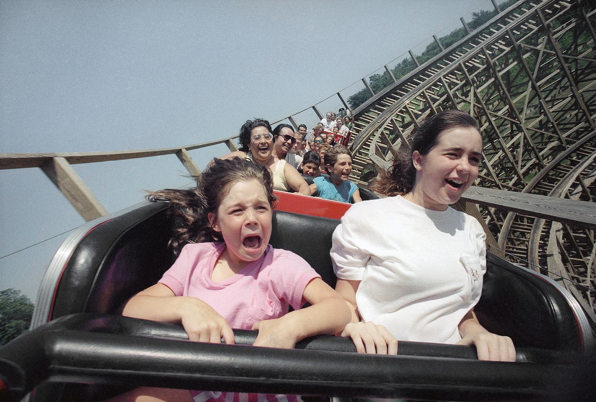 The thrill and terror of vintage roller coasters, in pictures | by Rian