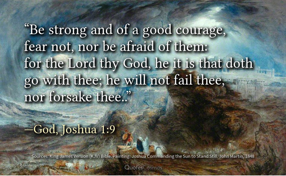 pix Be Strong In The Lord Kjv be strong and of a good courage fear