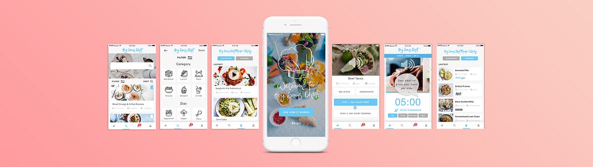 Hey Sous Chef A Hands Free Cooking App Ux Collective