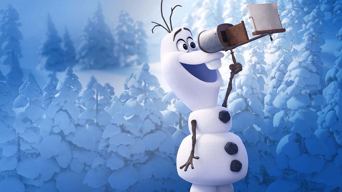 origins of Olaf, the innocent and insightful, summer-loving snowman are rev...