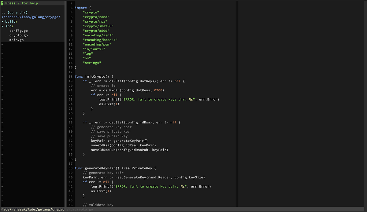 RSA cryptography in Golang. Let's encrypt | by (λx.x)eranga | Rahasak Labs  | Medium