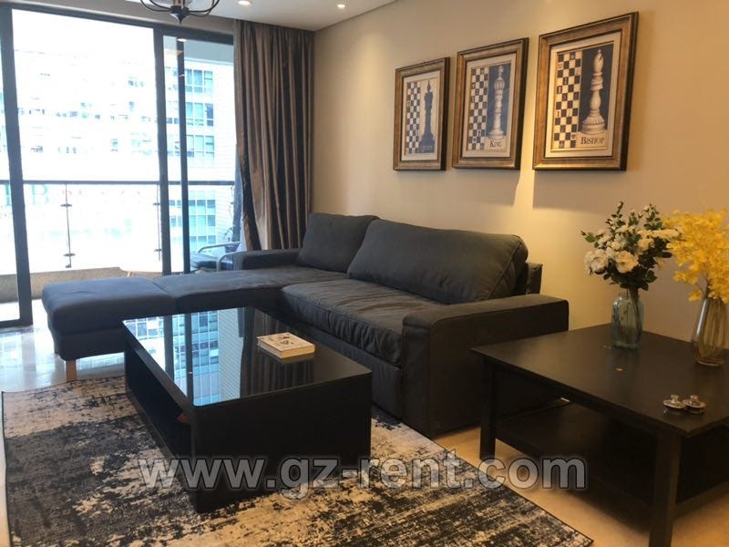 Guangzhou China Rent Apartment 2 Bedrooms 1 Living Room - 