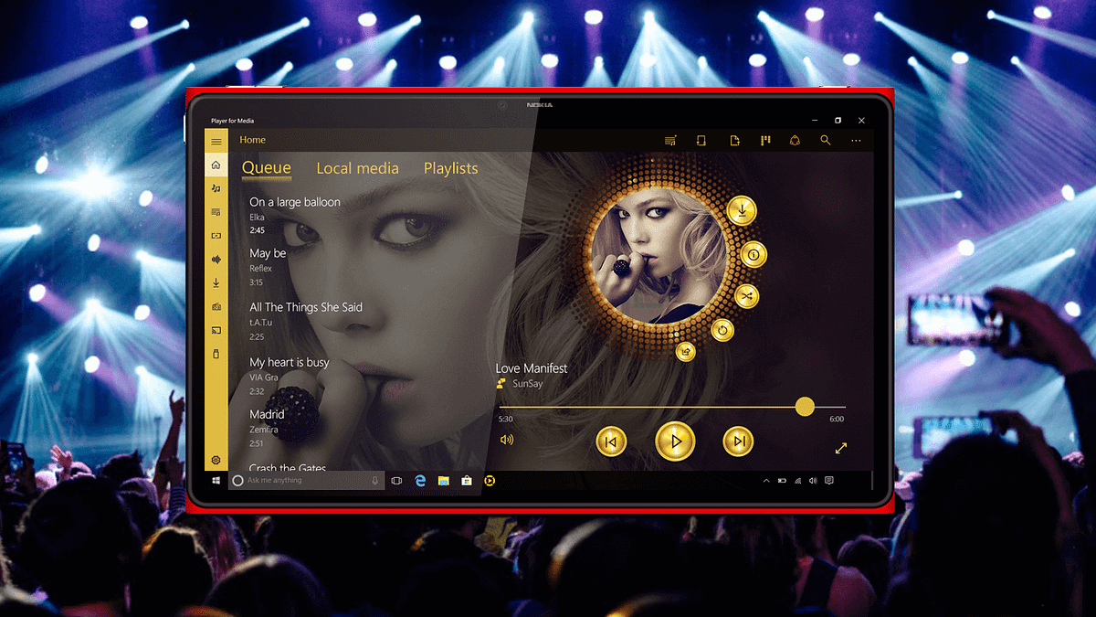 Universal Windows 10 Media Player by Virtual Pulse Medium