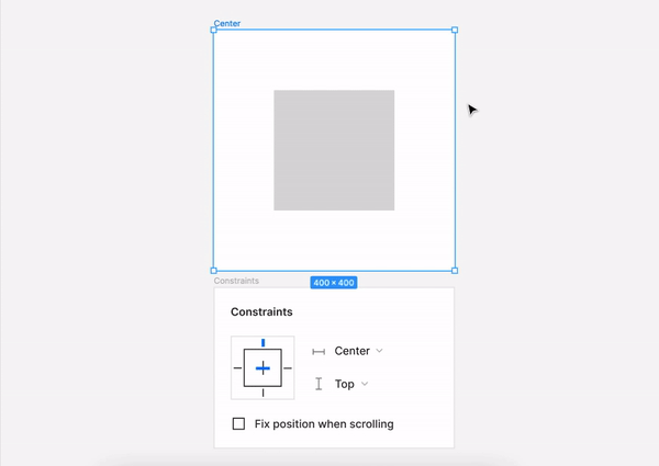 Figma-约束(Constraints)功能 Figma-约束(Constraints)功能