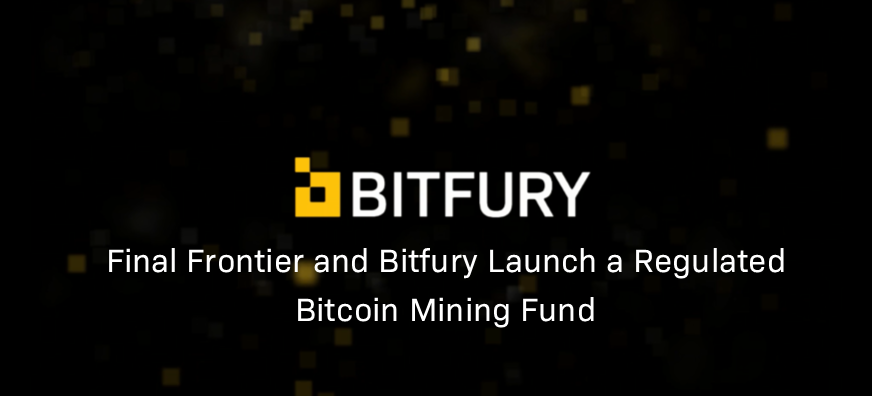 Final Frontier Launches A Regulated Bitcoin Mining Fund For - 