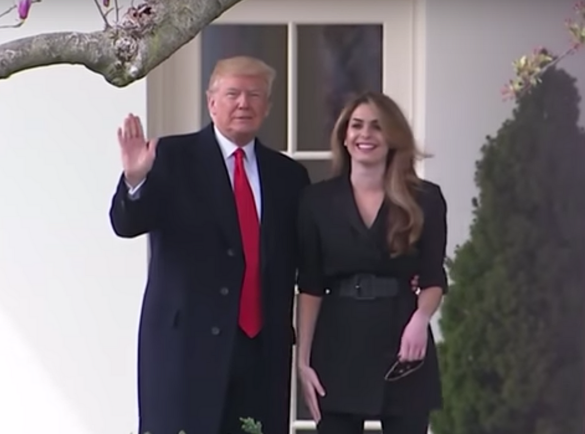 Body Language Analysis №4247: Donald Trump Says Goodbye To Hope Hicks ...