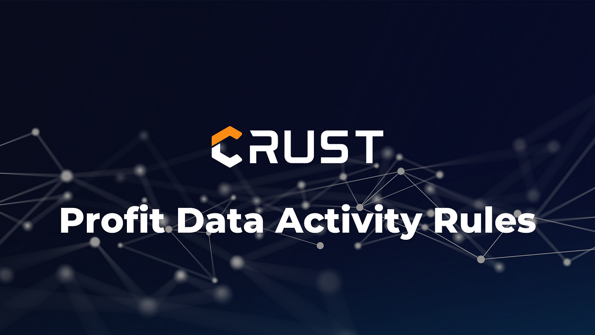 “Profit Data” Activity Rules