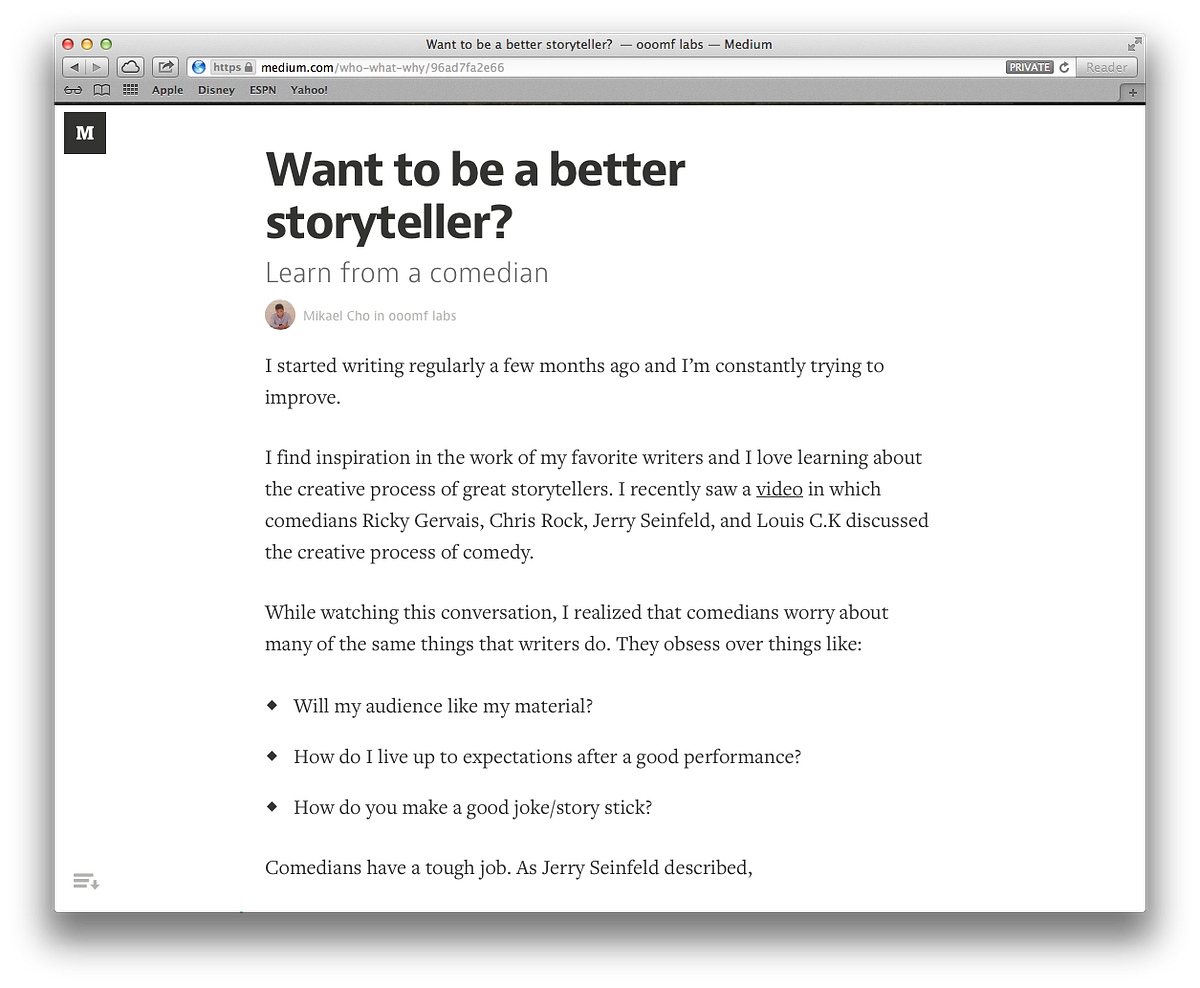 Fonts Have Feelings Too Why Medium Makes You Feel So Damn Good By Mikael Cho Crew Dispatch Medium