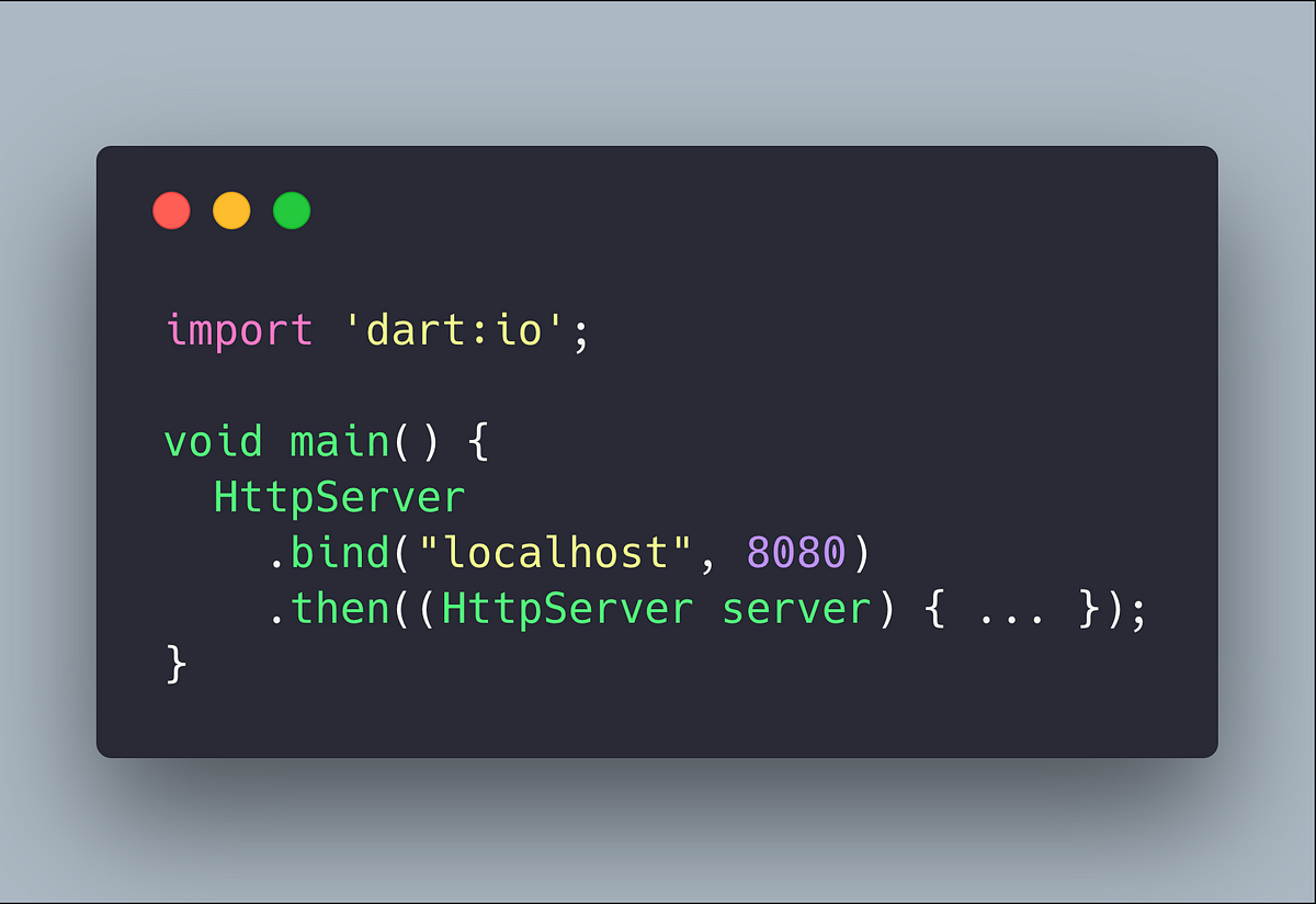 Quick Tip: Write an HTTP server in Dart 💻 | by Jermaine Oppong | codeburst