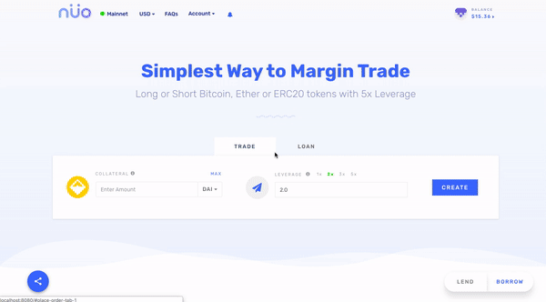 Nuo Introducing Non Custodial Margin Trading With 3x Leverage By Varun Deshpande Nuo Network Medium