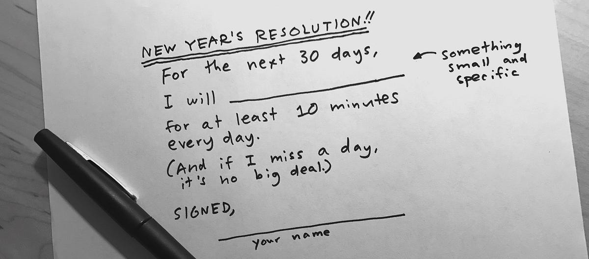 The Slacker&#39;s Guide to New Year&#39;s Resolutions That Stick | by Jake Knapp |  Make Time | Medium