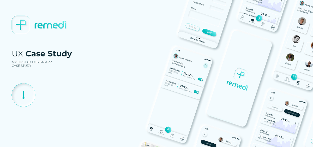 Case Study A Medication Reminder App by Kshitij UX