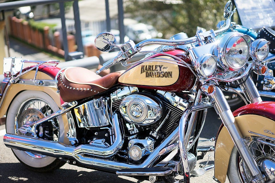 With Harley Davidson Life Is A Journey Not A Destination Collectable Medium