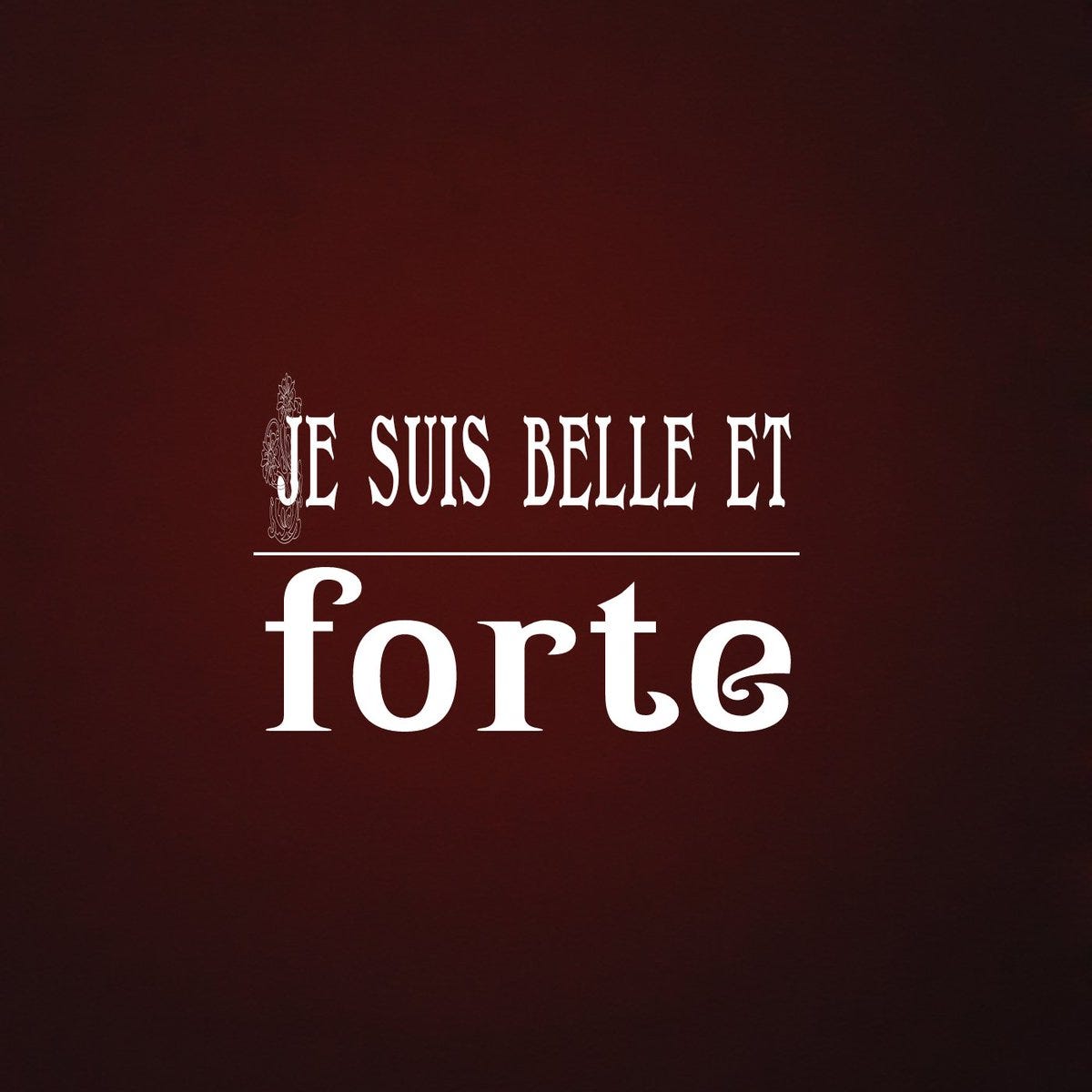 Je suis belle et forte. Je suis belle et forte = I am beautiful… by David R Bradley Medium
