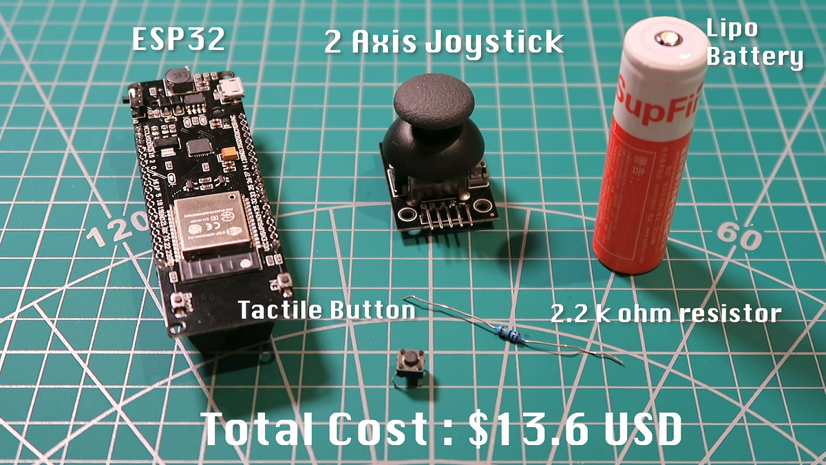 DIY ioT Joystick (ESP32) to Play Online Claw Machines | by Code Your  Venture Free | Medium