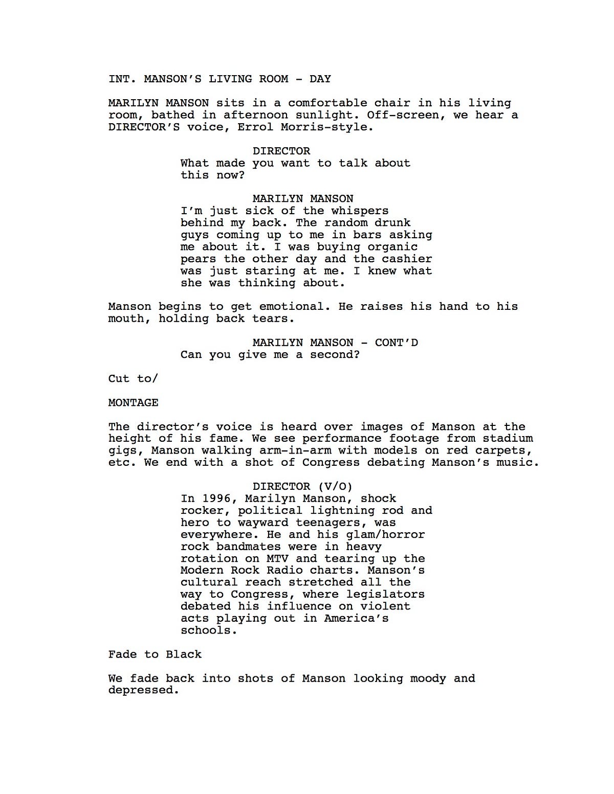 Charles manson's parents image