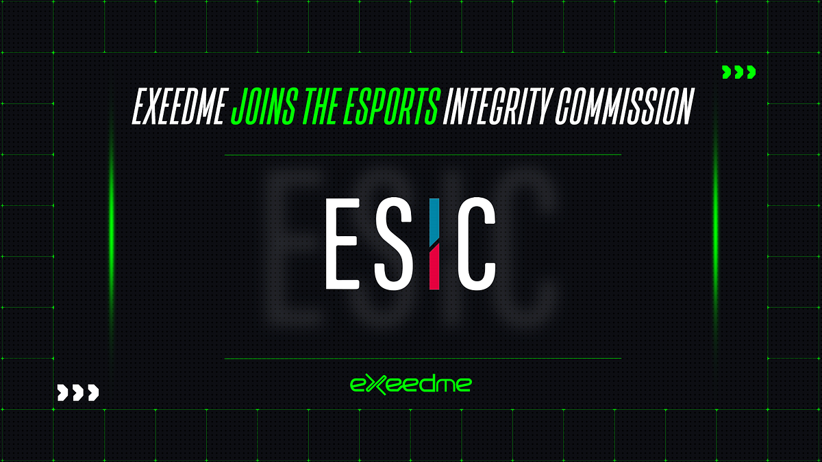 Exeedme is the first Blockchain Play2Earn platform to integrate the Esports Integrity Commission…