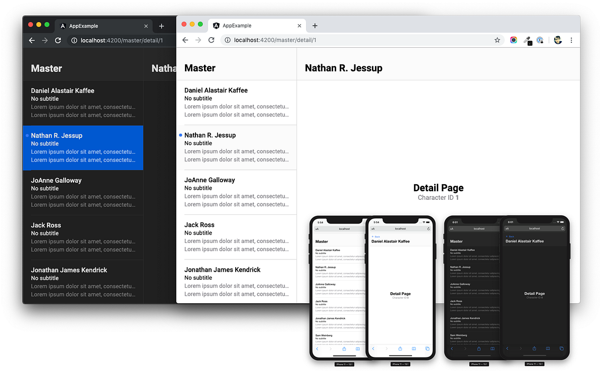 Angular 8 Responsive MasterDetail by Martin Pritchard Medium