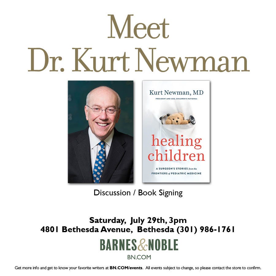 July 29 Book Event At Barnes Noble Bethesda Md Kurt Newman