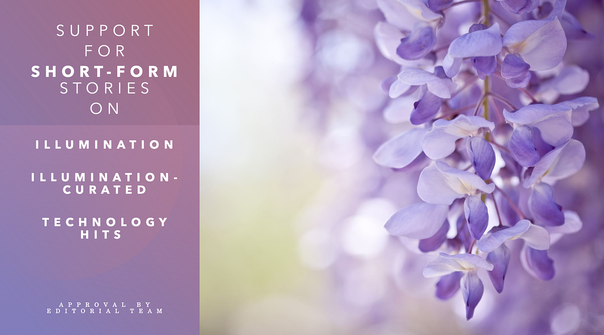 This is my first shortform story about shortform stories. I received