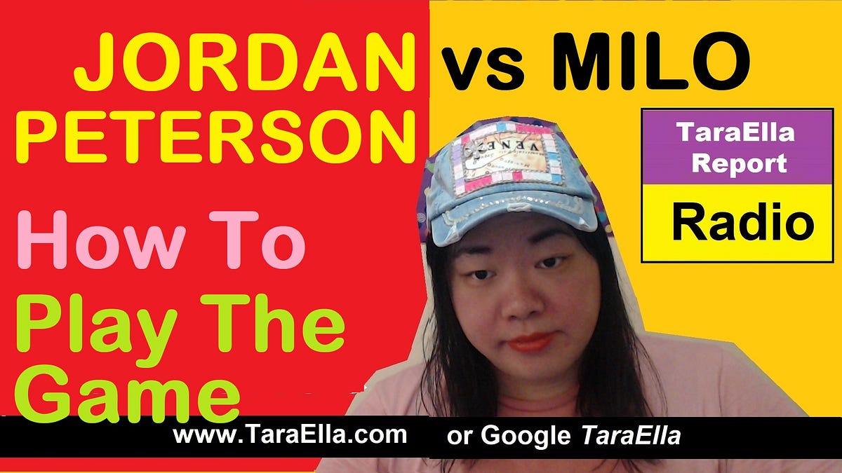 3 Things Jordan Peterson Can Teach Milo Yiannopoulos | by TaraElla |  TaraElla Report: The Moral Libertarian View | Medium
