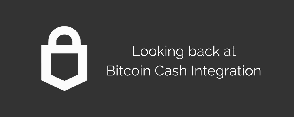 Looking Back At Trezor S Bitcoin Cash Integration Trezor Blog - 