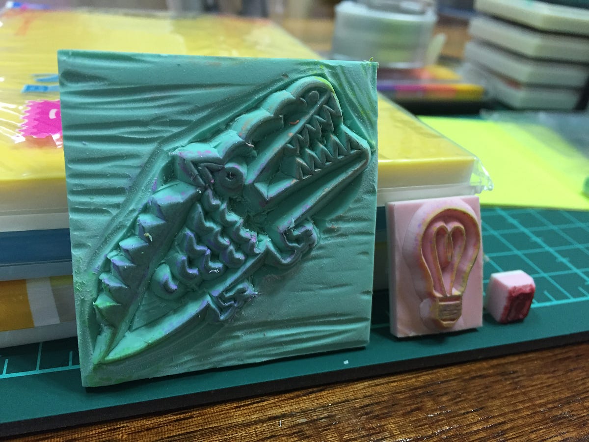 Carving a Stamp (Meaning of a Handmade Stamp) by David Chen Voila