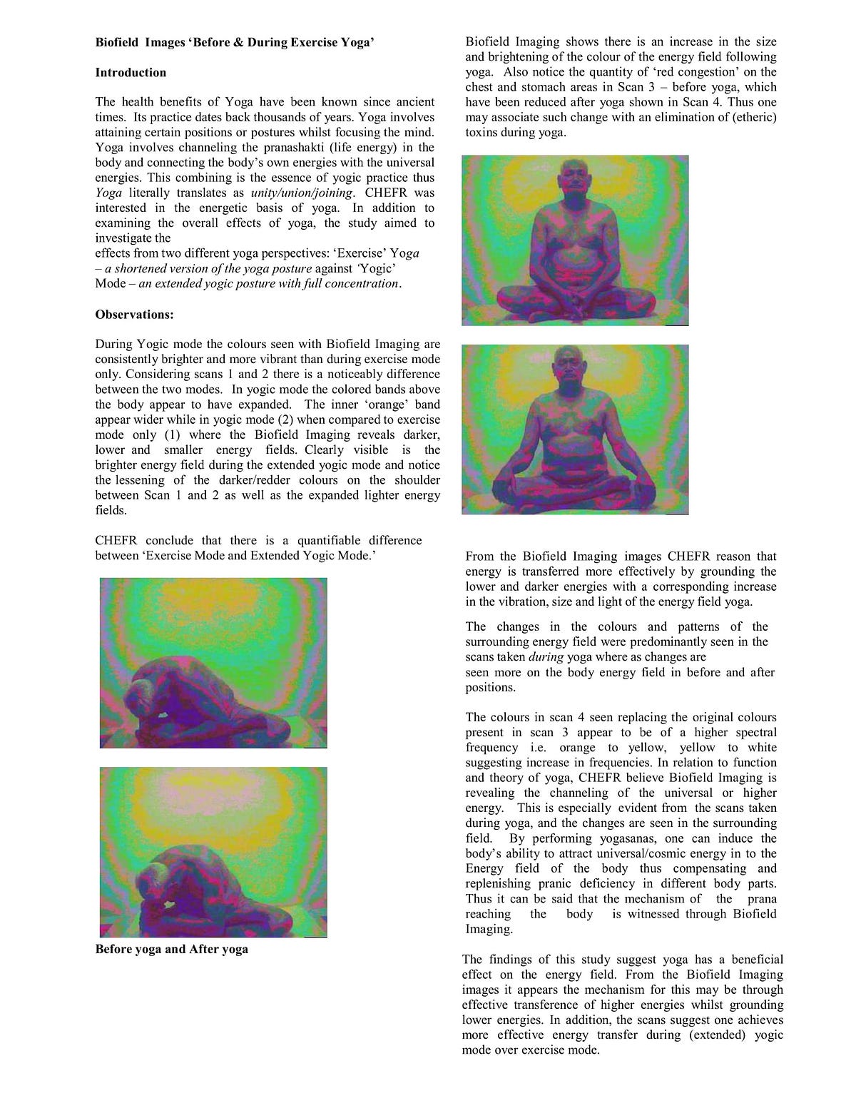 Biofield images of before and after yoga | by Centre for Biofield ...