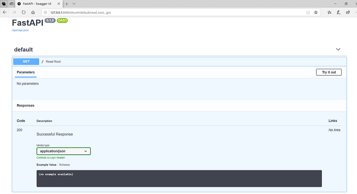 Fast API : Rapid Deployment API service in Python for your Machine