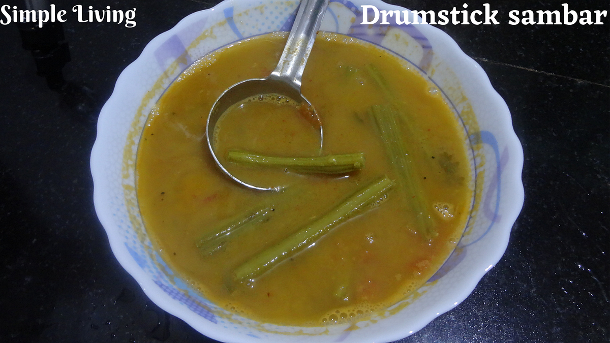 Drumstick sambar Munakkaya sambar South Indian sambar recipe by
