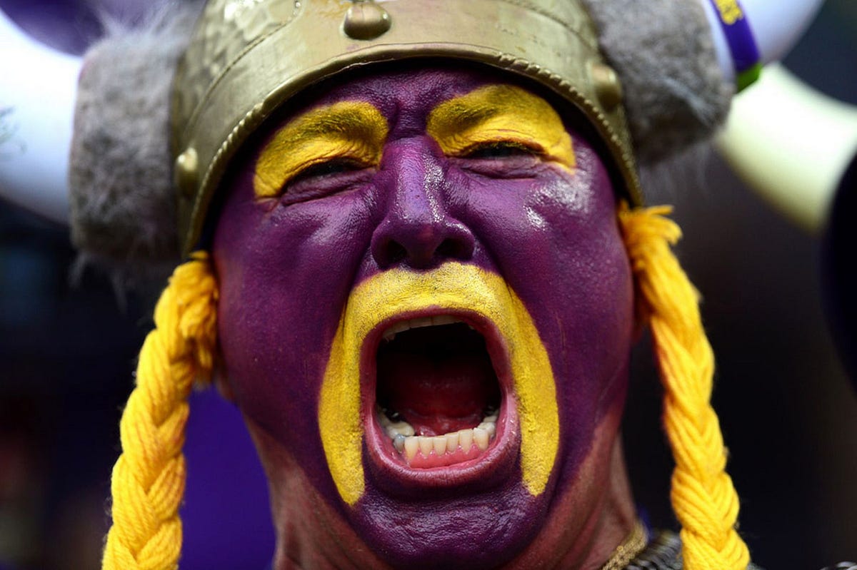 This is what it’s like to be a Vikings fan today and every other God