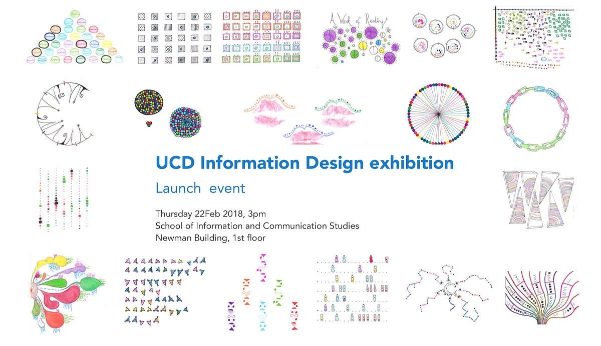 Launch of UCD Information Design exhibition by UCD iSchool UCD
