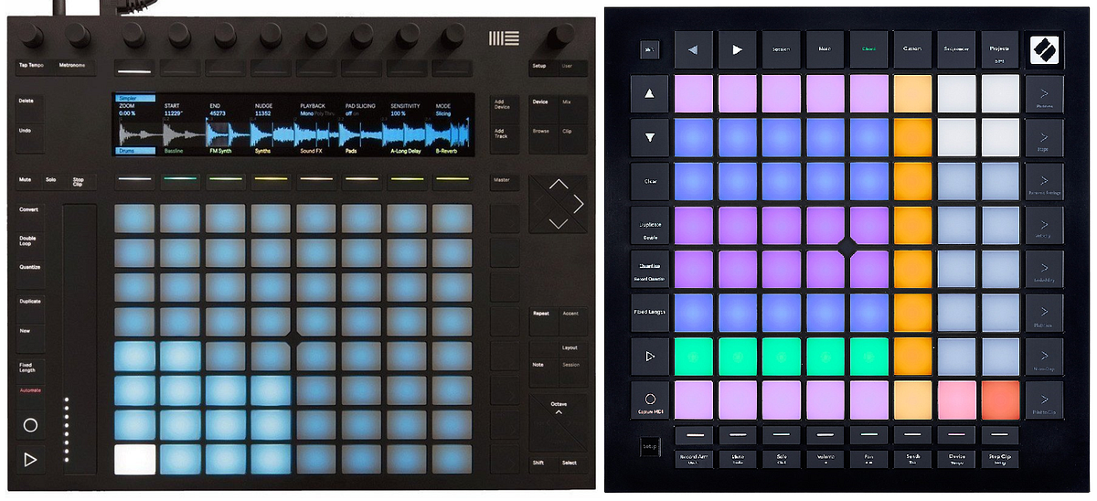 Ableton Push / Launchpad — how to read fluently sheet notes or guitar