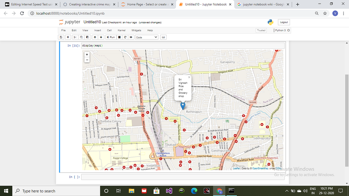 Interactive Geo location pointer using Python | by Venkatalakshmi ...