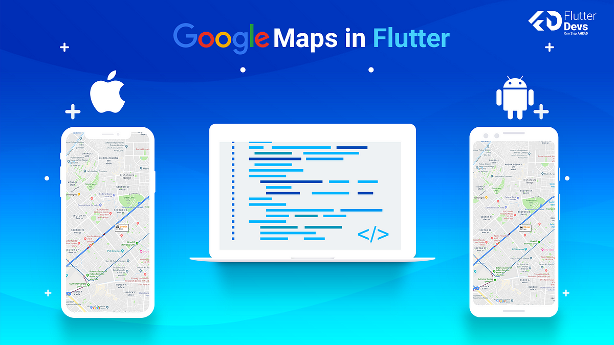 Google Maps in Flutter. Google Maps, we all are quite aware of… | by Aditya  Syal | FlutterDevs | Medium