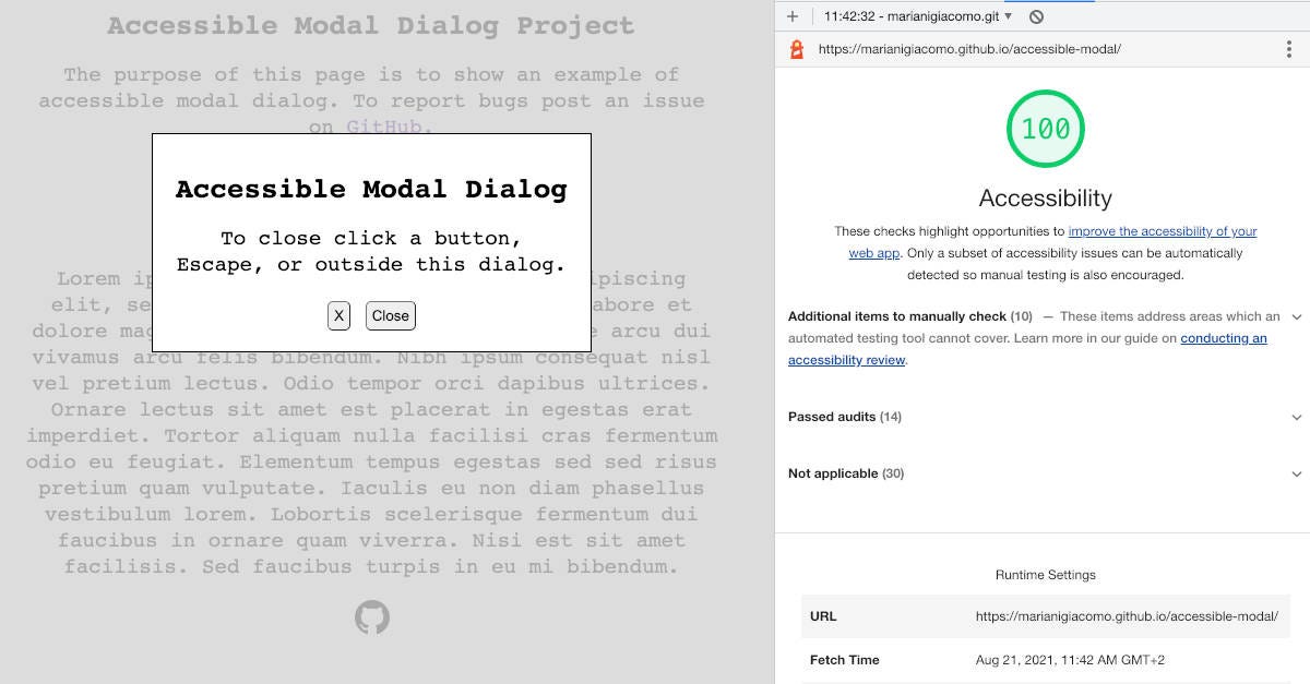 An Accessible Modal Dialog with HTML, CSS, and JavaScript | by Giacomo  Mariani | Level Up Coding