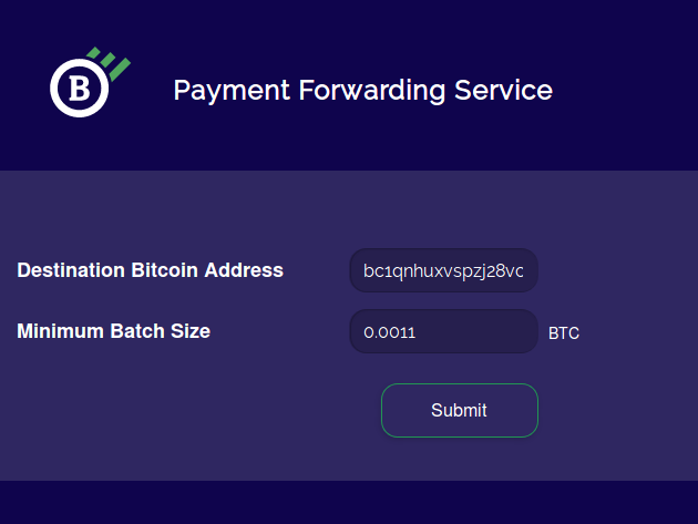 A Bitcoin Payment Forwarding Service For Hd Wallets - 