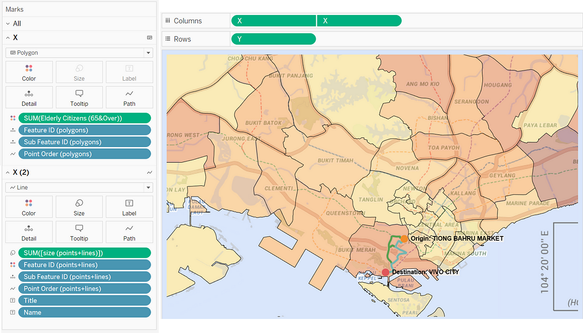 Underrated Combined Functionalities of Tableau — Point, LineString & Polygon  Mapping | by Charmaine Chui | Towards Data Science