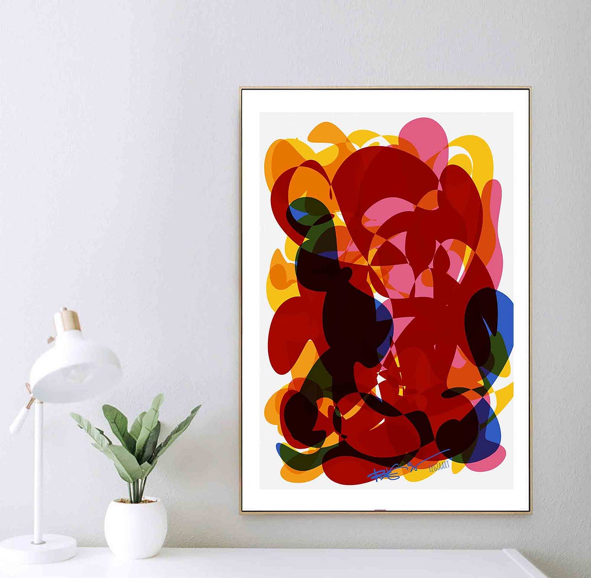 How to Decorate a Room in Your Favorite Color? Begin with Digital Art