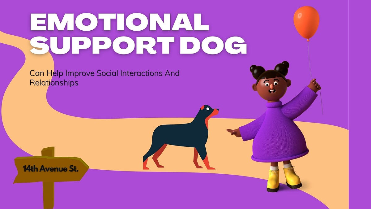 Emotional Support Dog Can Help Improve Social Interactions And