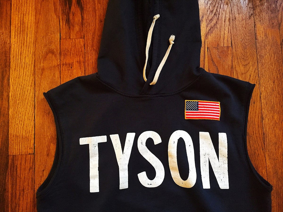 mike tyson sleeveless hoodie