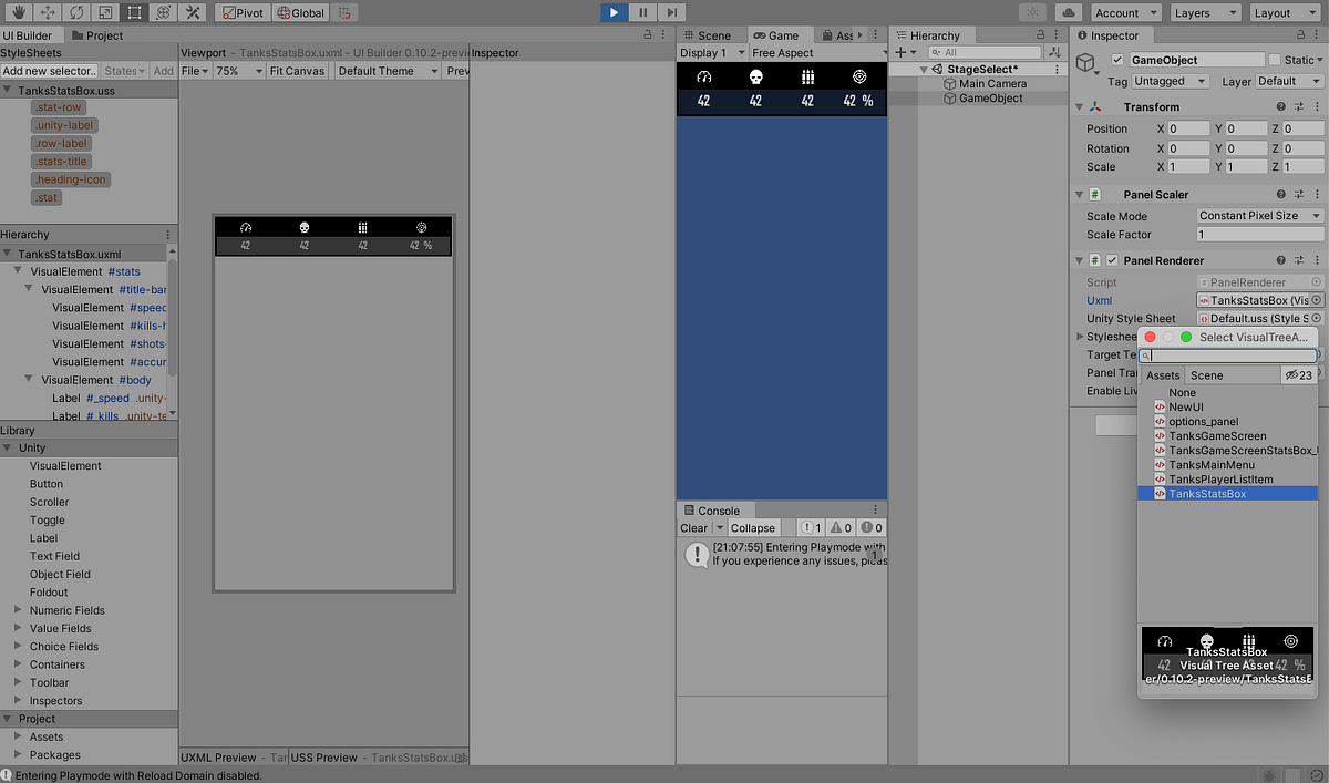 New Unity UIElements Runtime system, how to use it now! | by Ruben ...