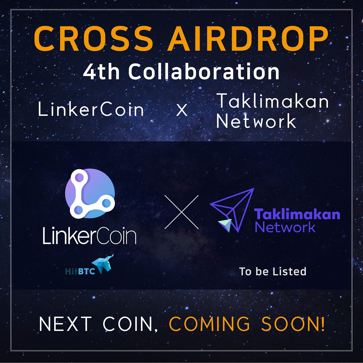 [ANNOUNCEMENT] Linker Coin 4th Cross Airdrop Collaboration