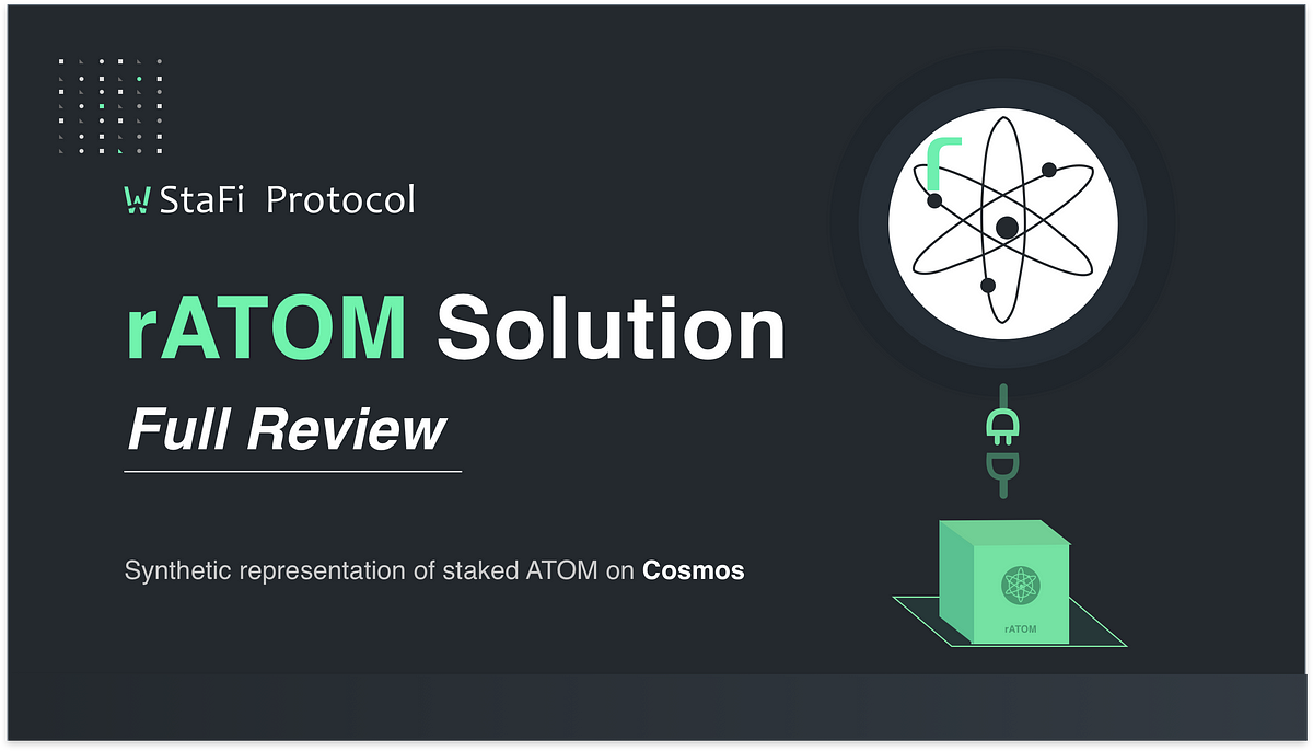 StaFi Officially Announces rATOM Liquidity Solution for Cosmos Staking